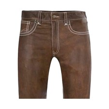 Pantalon en cuir véritable