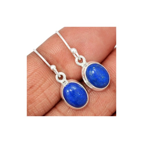 Boucles oreilles lapis - d'oreilles, en