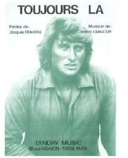 Partition Johnny Hallyday "Toujours là"