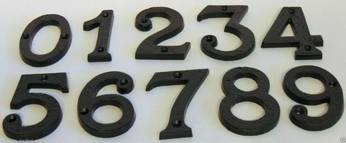 Portillon numéro maison 3 - numéro,