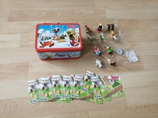 LOT BOITE +  9 FIGURINES ASTERIX KINDER