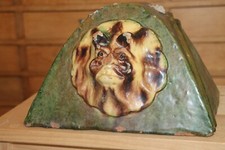 Terre Vernissée Tuile Faitage Epi Faïencerie Bavent Art Populaire Normandie