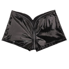 Femme Simili Cuir Verni Short