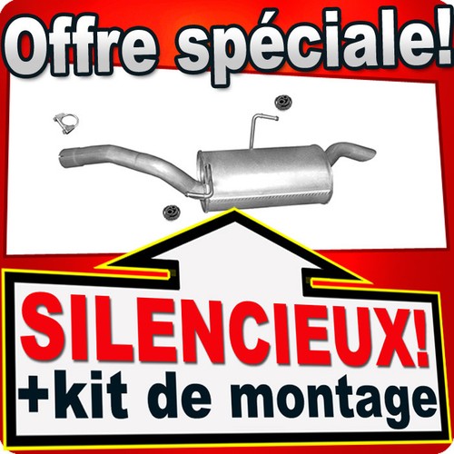 Silencieux arriere pour - silencieux,