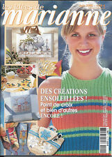 LES IDEES DE MARIANNE JUIN 2005 POINT DE CROIX BRODER COUDRE TRICOT CROCHET 