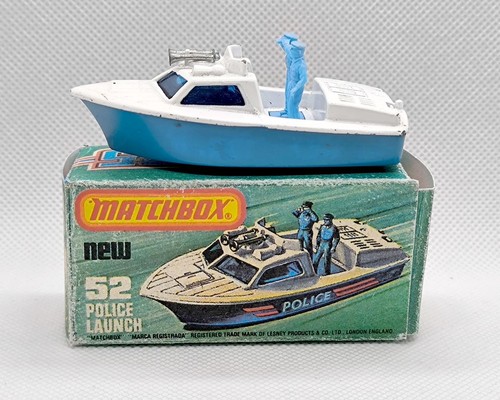 Police launch matchbox - launch,