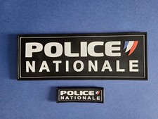 POLICE NATIONALE - ELR - DUO DE BANDES PVC 3D POUR GILET (version 3)