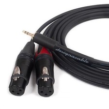 Mogami 2965 3.5mm Jack Stéréo À 2x Femelle XLR Séparateur Câble