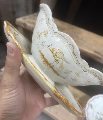 Saucière faïence régionale - faïence,