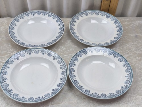 Assiettes creuses anciennes - 4,