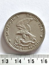 PIECE 3 MARK 1913 ALLEMAGNE EN
