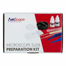AmScope Microscope Slide Préparation Kit Avec Microtome,Diapositives,Tâches