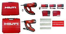 Hilti GX 100,GX 120, 3 Cloueur à Gaz Ainsi Que Divers Bouteilles de Et Ongles