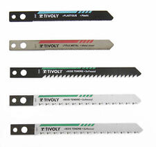 Tivoly - Lot 5 lames scie sauteuse fixation emmanchement  Makita