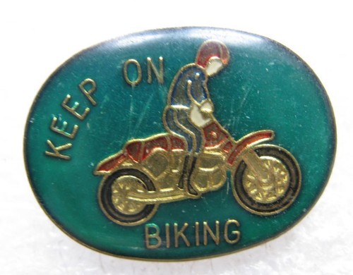 Pin keep biking - on,