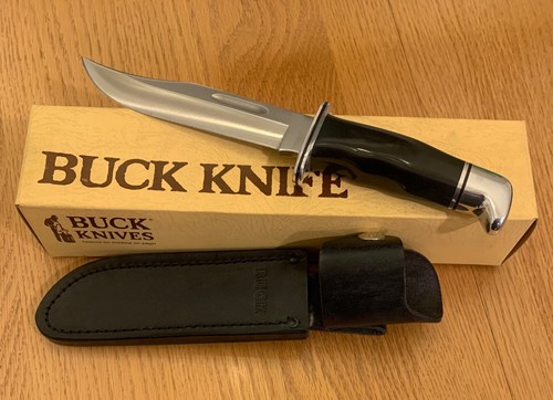 1993 buck 119 knife - w/, sheath