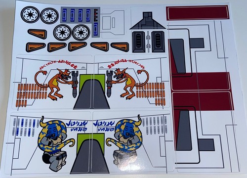 Star wars sticker for lego - wars,