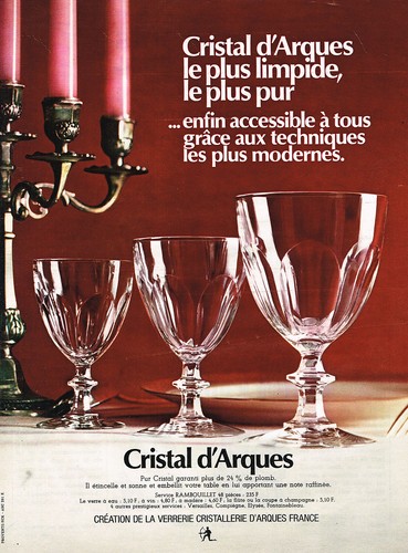 Publicite 1969 cristal - ,