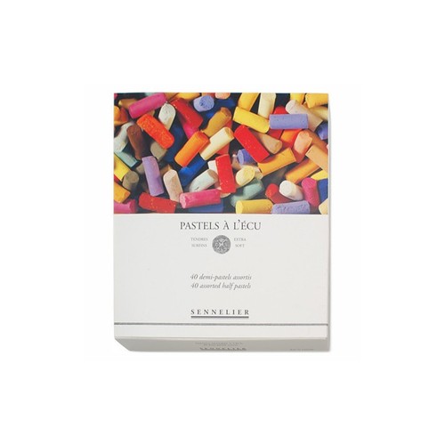 Boîte demi pastels - boîte, a