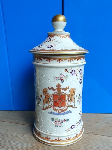 Pot couvert vintage pharmacie - pot,