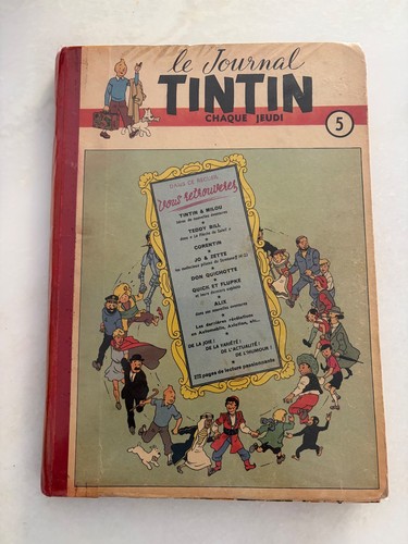 Reliure journal tintin - du, de