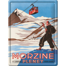 Plaque métal publicitaire