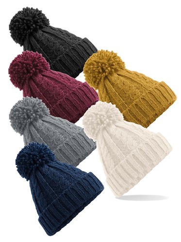 Bonnet ski pompon - pompon, en