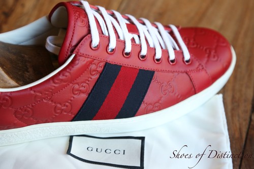 Gucci ace monogram red - ace,