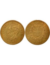 Italie Victor Emmanuel II - 10 Lire Or - 1863 T Turin