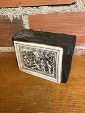 Bougie De Luxe Bas Relief DE MAVILLE Paris Scène Villageoise Fiançailles #C558