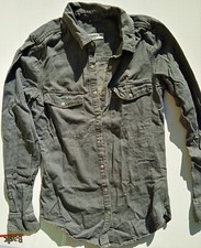 Belle chemise xs 34 jean grise Pull&Bear TBE (mesures)