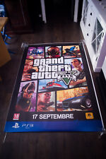 GTA 5 ROCKSTAR GAMES PS3 Large Vintage Videogame Advertising Poster Original