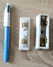 Fusible Tabatière en Porcelaine et Laiton 10A - 380V / 15 - 250V