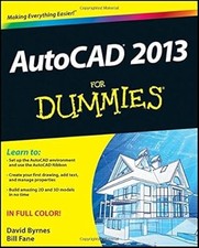 AutoCAD 2013 For Dummies, Fane, Bill & Byrnes, David, Used; Good Book