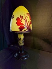 Lampe en pate de verre Signée Schneider art nouveau