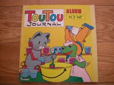 TOUTOU JOURNAL Album N° 3 1980/81 BD Coloriage Jeux Enfants 6/8 ans TBE