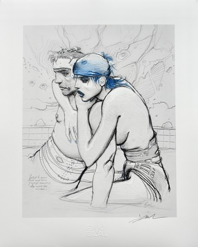 Enki bilal estampe - enki,