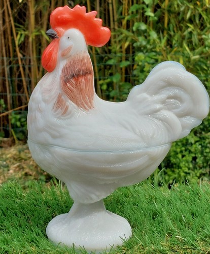 Rare coq opaline teinté - rare, en