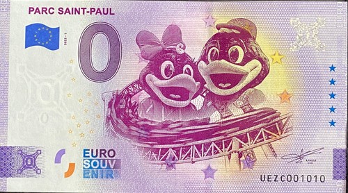 Billet euro parc saint - 0, paul