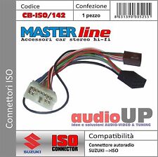 Connecteur car Radio Original > Iso Haut-Parleurs + Alimentation pour Suzuki