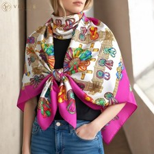 RARE VINTAGE foulard en soie