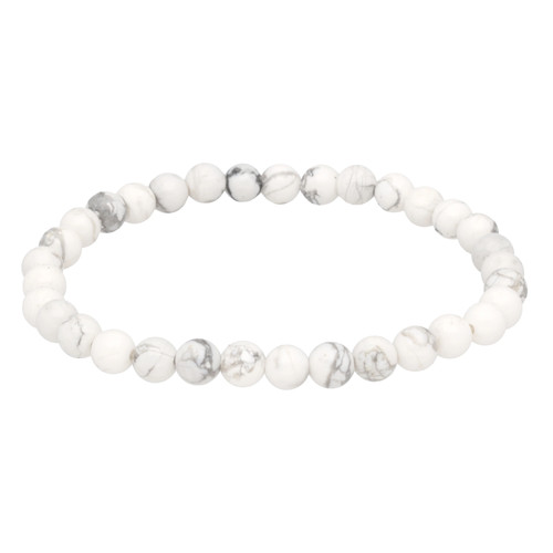 Magnésite bracelet 6mm - magnésite,