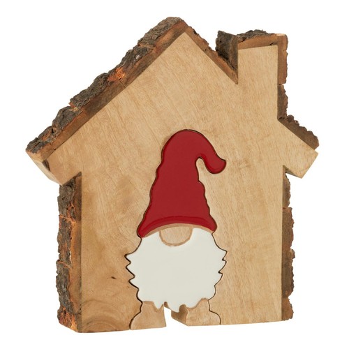 Maison père noël bois - maison, père-noël