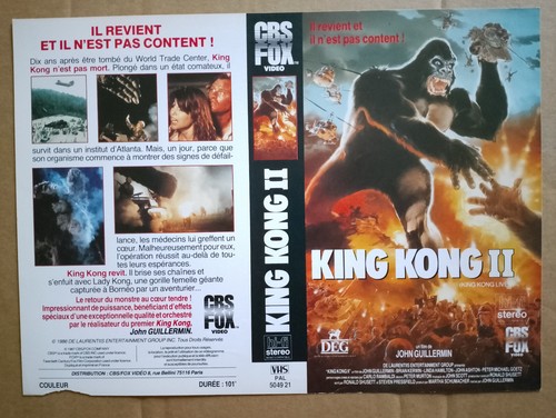 Jaquette vhs king - jaquette,