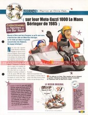 MOTO GUZZI 1000 Le MANS + Side Car BERANGER 1985 Joe Bar Team Fiche Moto #005237
