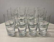 RARE SERIE DE 12 VERRES A BIERE LUTTERBACH ALSACE CARTON D’ORIGINE AN50 BISTROT