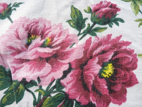 Ancien tissu vintage french - tissu,