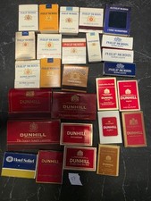 lot de 27 boites d'alumettes marque tabac philip moris dunhill (37)