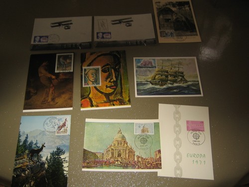 Lot cartes 1er jour 1971 - cartes,