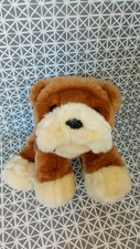 Peluche doudou chien Buster Marron beige 20 cm Simply Soft Collection Keel Toys